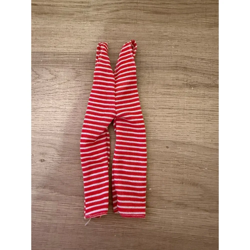 Vintage 1980's Flair/Totsy Red and White Jumpsuit